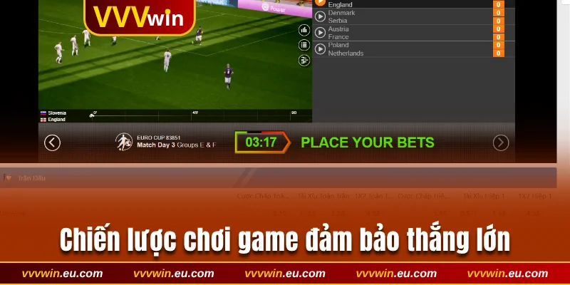 Chiến lược chơi game đảm bảo thắng lớn